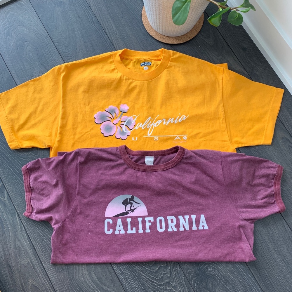 California tees 2🌺/$15